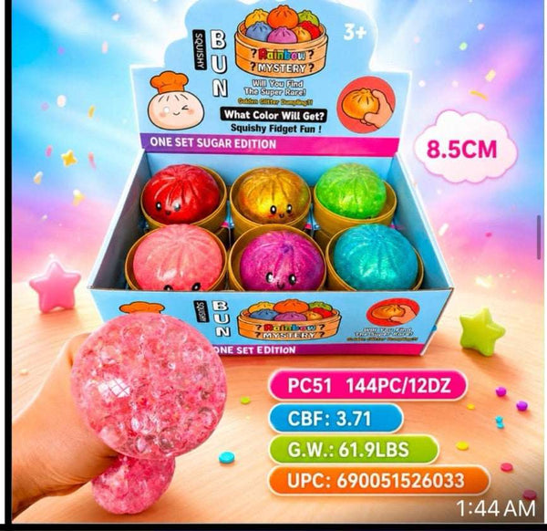 Glitter Jelly Beads Squishy Dumplings