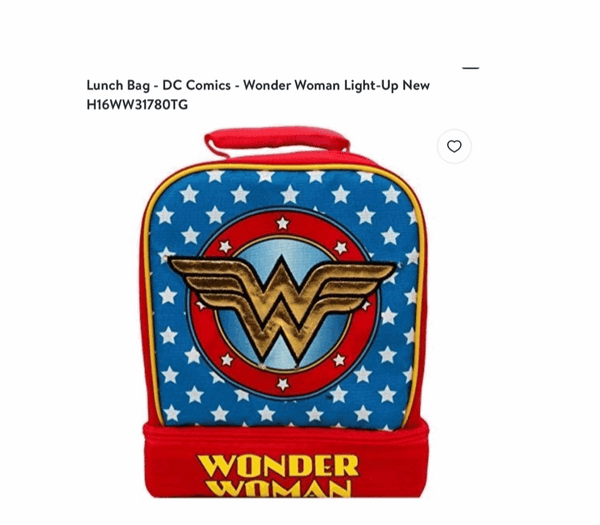 Wonder Women Lunch Bag