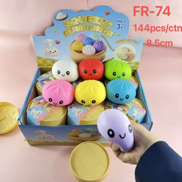 Solid Color Flour Squishy Dumplings