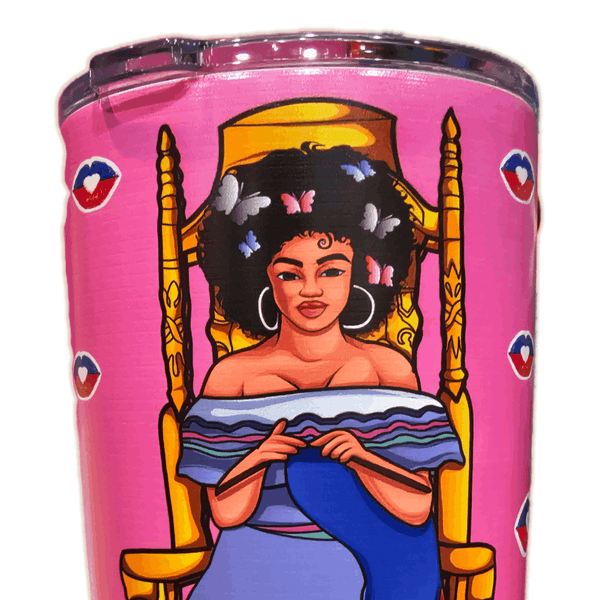 Coffee Steel Travel Cup Confident Queen
