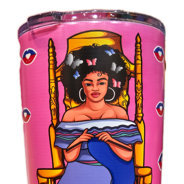 Coffee Steel Travel Cup Confident Queen