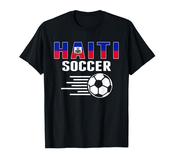 Proud Haiti Soccer Fans Jersey Support T-Shirt - Unique Graphic for Adults