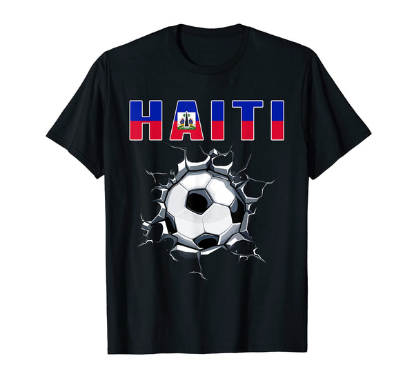 Haiti Soccer Fans Jersey Haitian T-Shirt - Minimalist Print Unisex