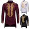 Men's African Hip Hop Pullover - Casual Long Robe for Fashionable Style