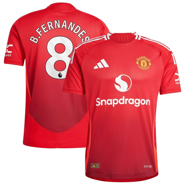 B. Fernandes Manchester United Soccer Jersey — Adult