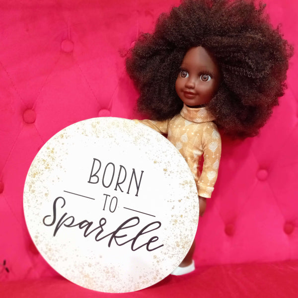 Angel – 18-inch Afrocentric Black doll for girls by Fusion Essence, fan-favorite with natural kinky hair