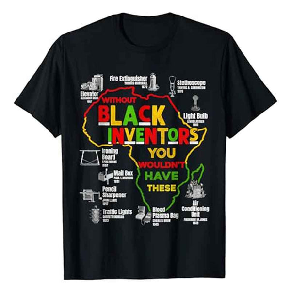 Black Inventors Black History Month T-Shirt – Juneteenth Dashiki Graphic Tee