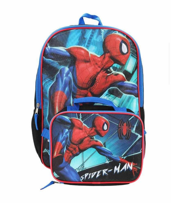Spiderman Backpack w/ Lunch Bag
