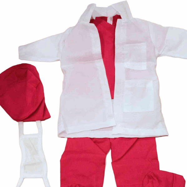 Black Doll Doctor & Nurse Costume – Career Role Play Doll Outfit | Fusion Dolls