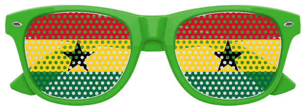 GHANA FLAG World Cup Party Sunglasses