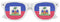 HAITI FLAG World Cup Party Sunglasses