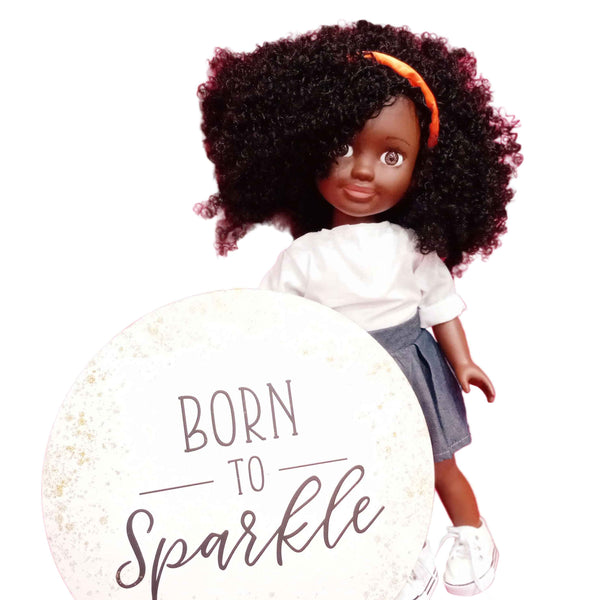 Florence the Singer – 18-Inch Black Doll for Girls | Fusion Dolls