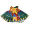 Vestido haitiano amarillo y verde