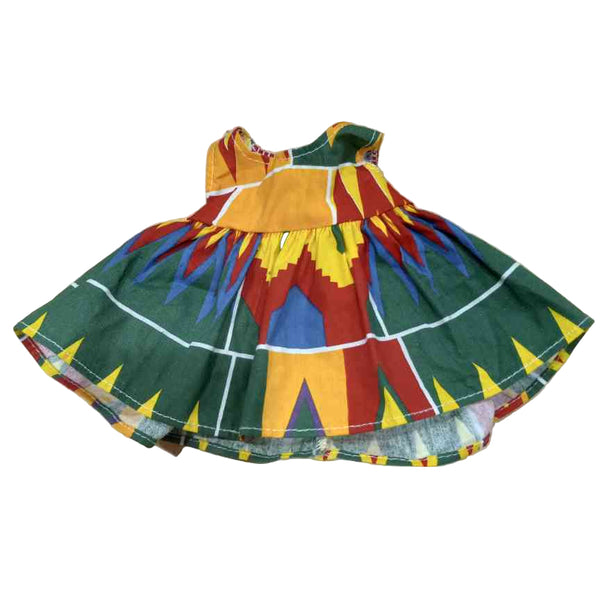 Yellow & Green Haitian Dress