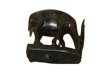 African Hand-Carved Antelope Sculpture – Wildlife Wood Art