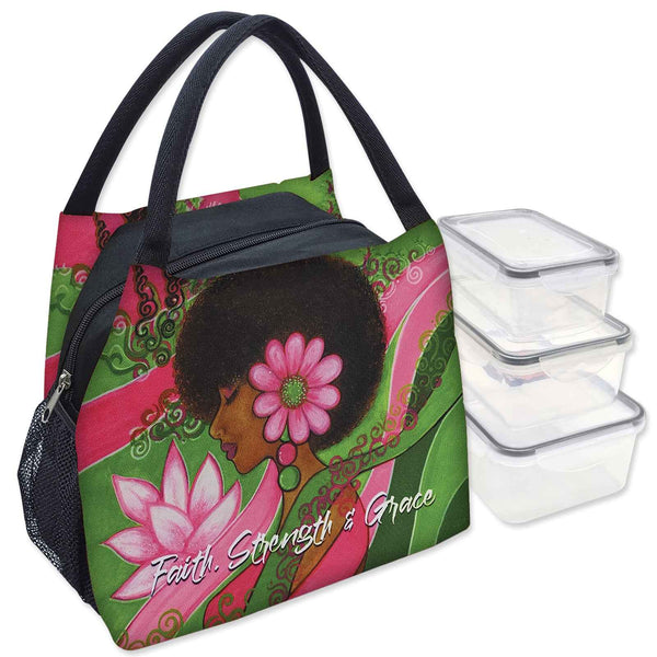 Faith, Strength & Grace Lunch Bag Set