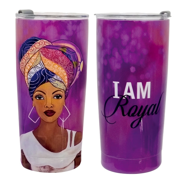 I Am Royal Travel Tumbler