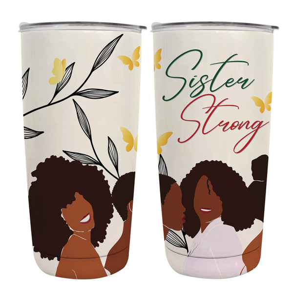 Sister Strong Travel Tumbler