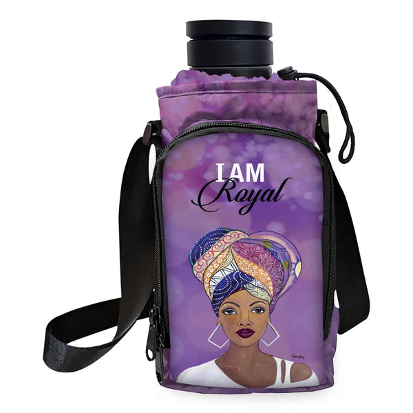 I Am Royal Water Bottle Purse Set