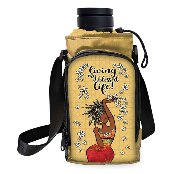 Living My Blessed Life Water Bottle Purse Set