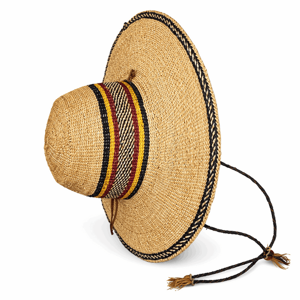 Handwoven Bolga Straw Hat