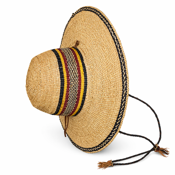 Handwoven Bolga Straw Hat