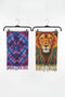 Mixed Print Fringe Wrap Mini Skirt – Assorted Tie-Dye & Animal Print