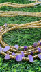 Handcrafted Ghana Waist Beads – Luxury Tier | High-end materials - amethyst, rose quartz, gold-plated beads, intricate weaving.