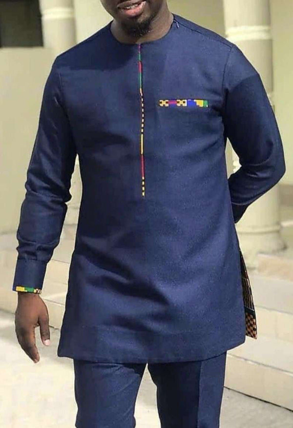 Men's Kaftan Up and Down Set – African Print