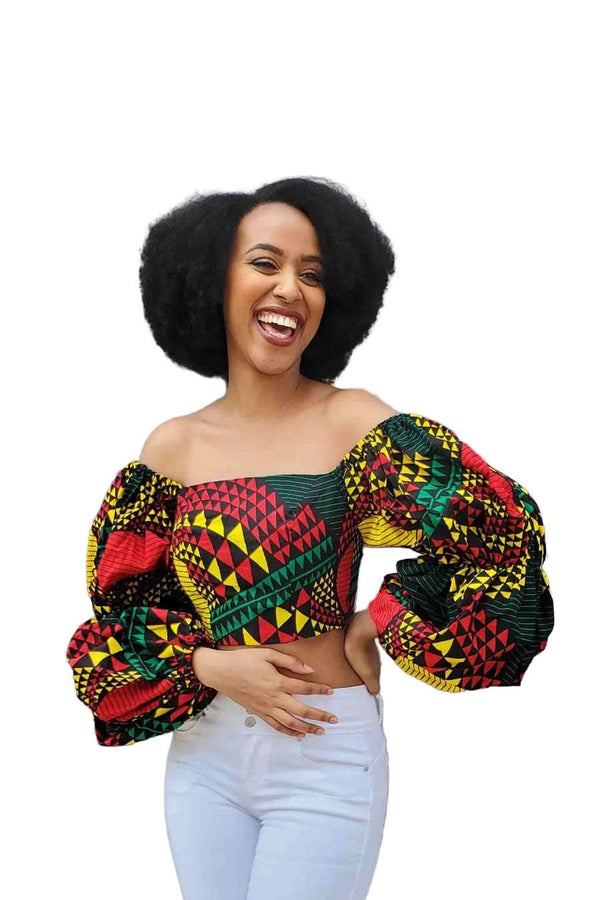 African Print Crop Top – Ankara Style