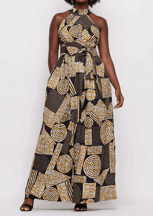 African Print Dress – Ankara Style Women's Dress