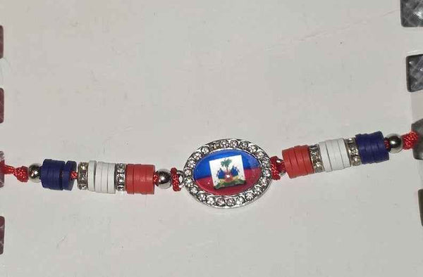 Haiti Flag Bracelets – Haitian Pride Wristband
