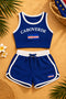 Cape Verdean Crop Top & Bottom Set