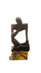 African Hand-Carved Thinking Man Sculpture – Heritage Wood Art