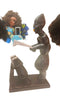 African Hand-Carved Dreamer Figurine – Cultural Wood Sculpture