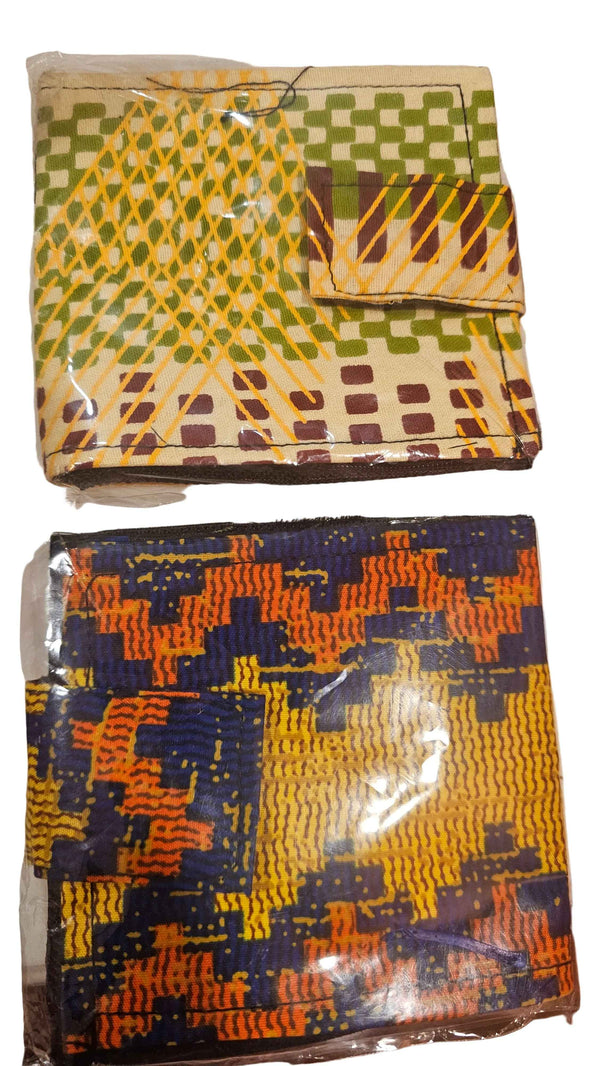 Authentic African Print Pocket Wallet Handmade with Love