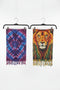 Mixed Print Fringe Wrap Mini Skirt – Assorted Tie-Dye & Animal Print