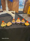 Miniature Fogo Village House – Volcanic Stone & Thatch Decor, Handmade in Cape Verde