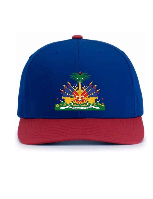 Haiti Snapback Hat – Red/Blue