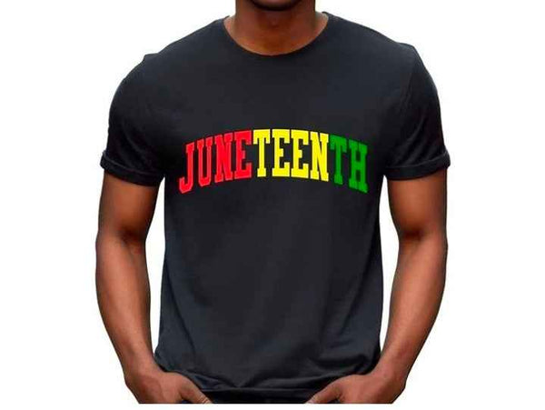 Black Graphic Tee Shirt – Juneteenth