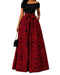 African Print Long Skirt