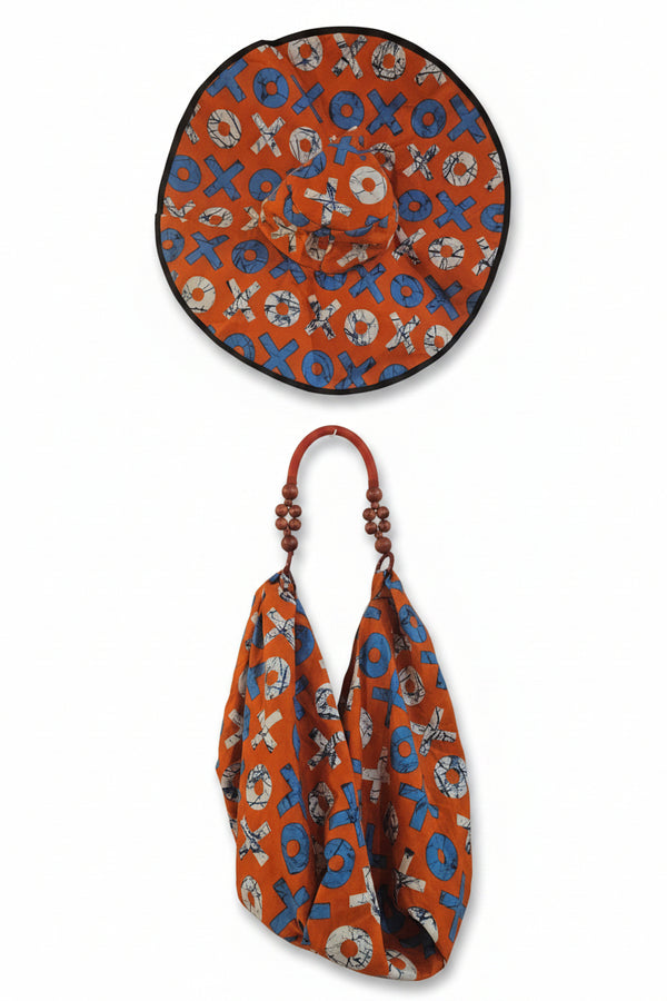 Schultertasche mit passendem Hut