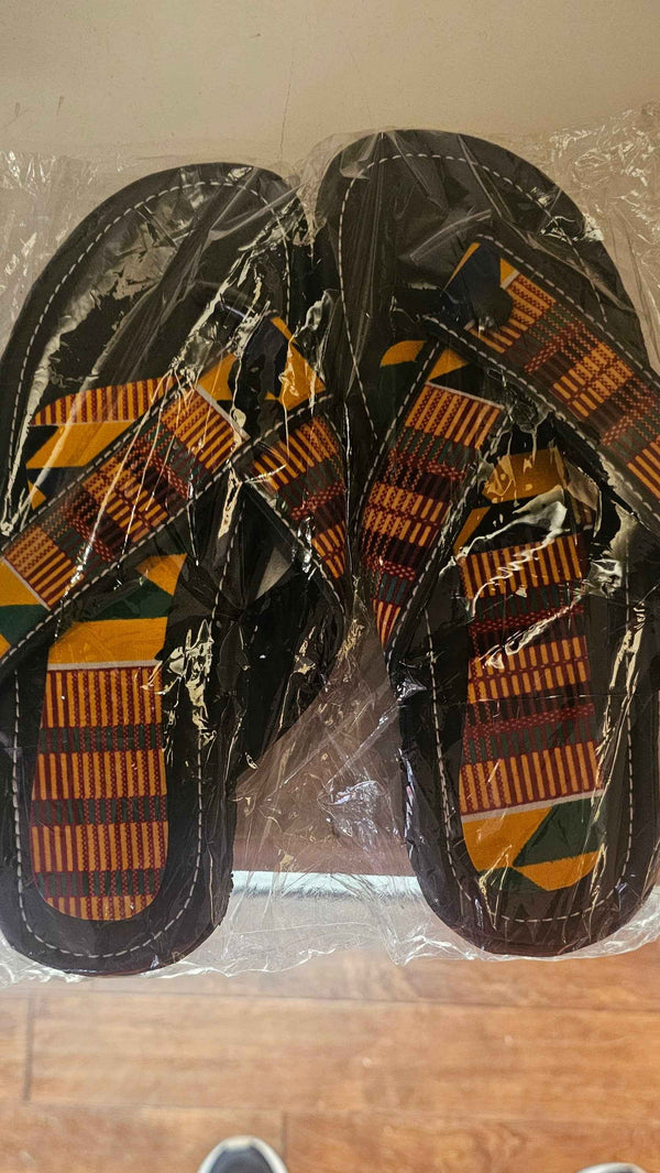 Men's African Print Slippers – Premium | Fusion Dolls