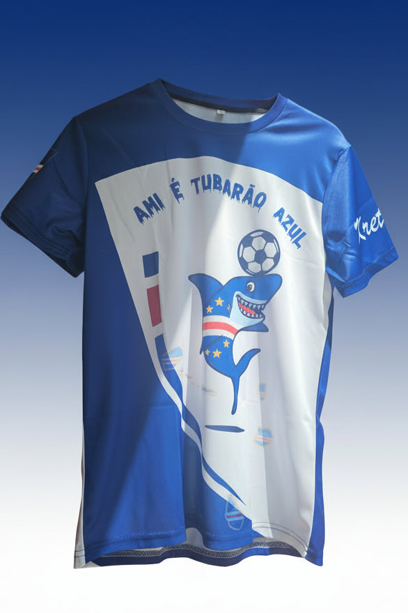 Cape Verde FCF Fan Jersey – Blue Soccer Shirt
