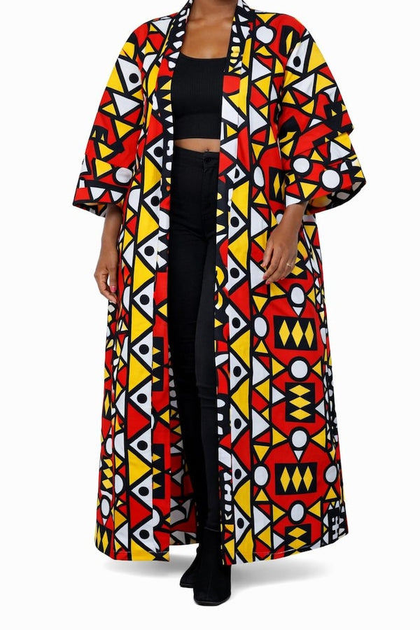 African Print Kimono