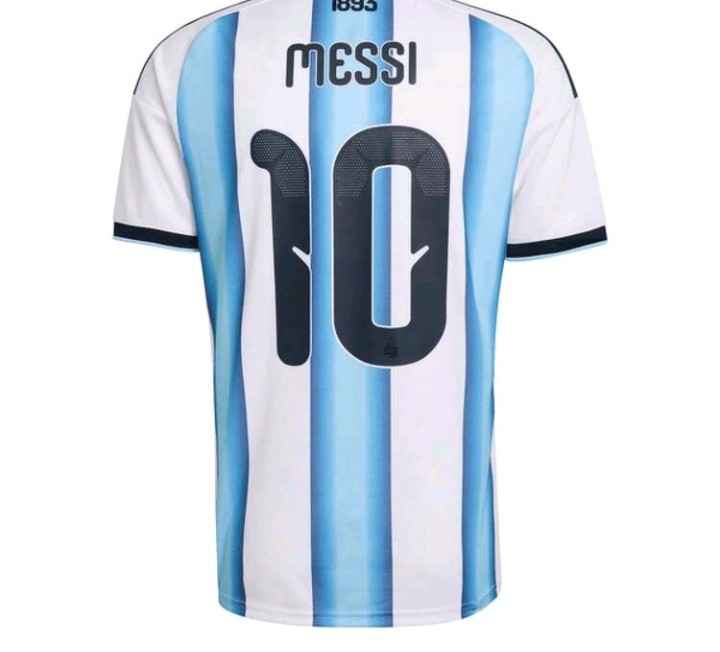 Argentina Messi Kids Soccer Jersey Set – Top & Pants Football Fan Kit