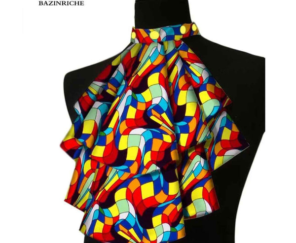 African Print Neck Scarf – Versatile Cultural Accessory