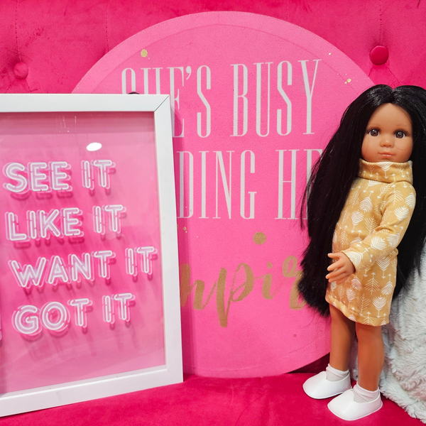 Baby Black Dolls For Kids - 14 inches