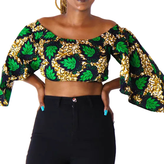 Crop-Top & Schal
