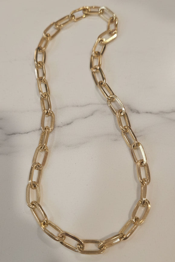African Chain Necklace Without Bracelets – Minimalist Statement Piece